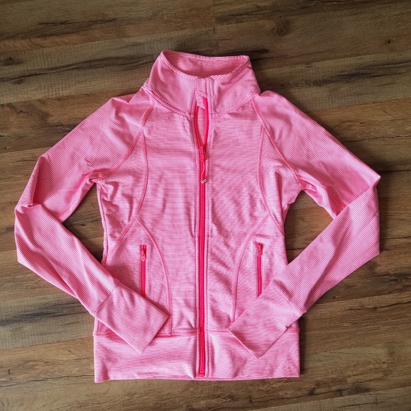 Lorna Jane Tops - Small 💗 Lorna Jane athletic jacket - neon pink stripe